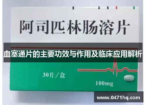 血塞通片的主要功效与作用及临床应用解析